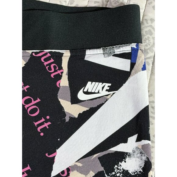 Nike Athletics Womens NEWSPAPER All Over Print Leggings Size XLarge - Picture 9 of 12